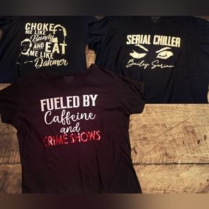 2x crime show tshirt bundle (3 shirts)